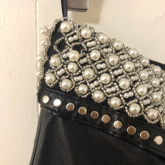 River Island pearl embellished wide leg pants (6) - Picture 6 of 8